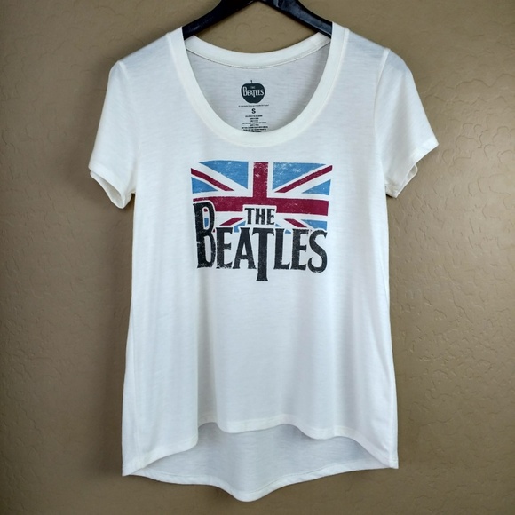 The Beatles Tops - The Beatles Union Jack Graphic Tee
